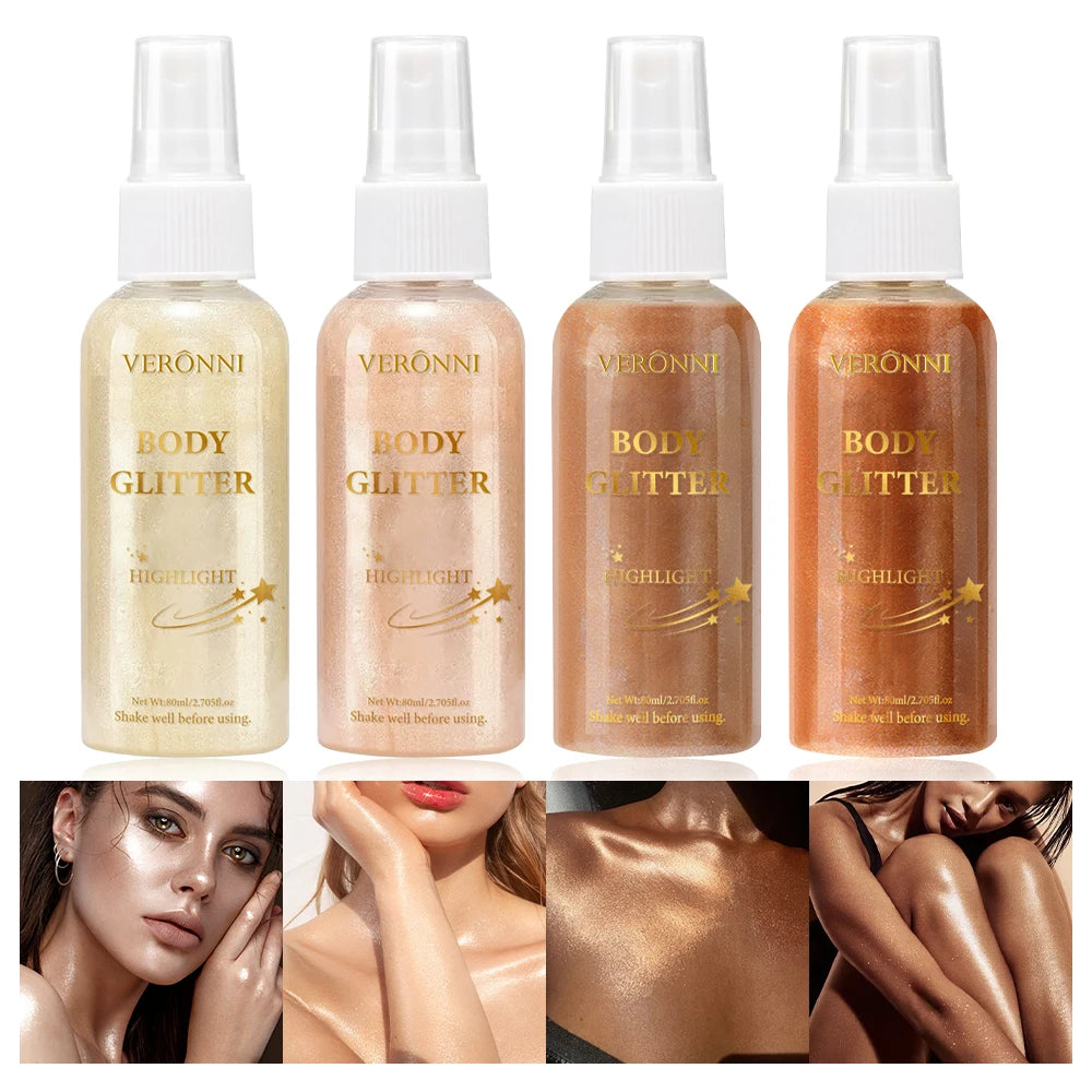 Liquid Shimmer Body Glow Highlighter Oil